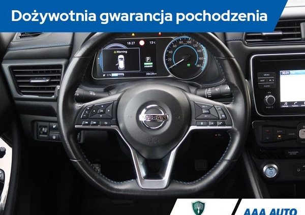 Nissan Leaf cena 66000 przebieg: 38427, rok produkcji 2018 z Żary małe 379